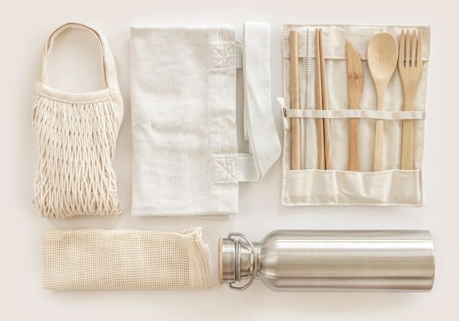 easy travelling - use a reusable water bottle