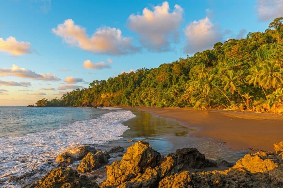 The beaches are some of the best places to visit in Costa Rica for first time holidaymakers