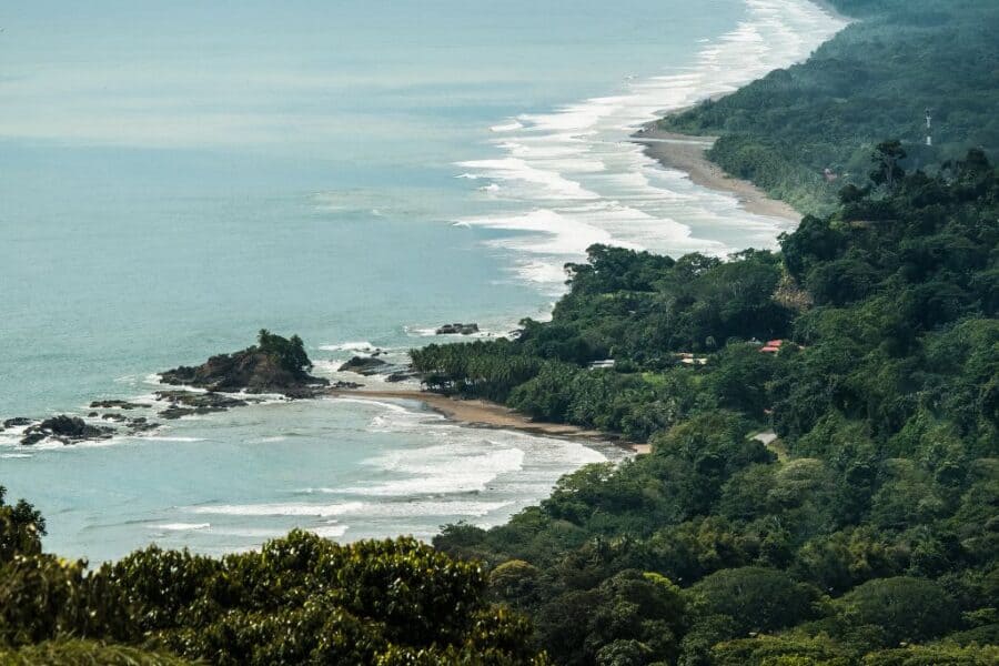 Dominical beach is a surfers paradise!