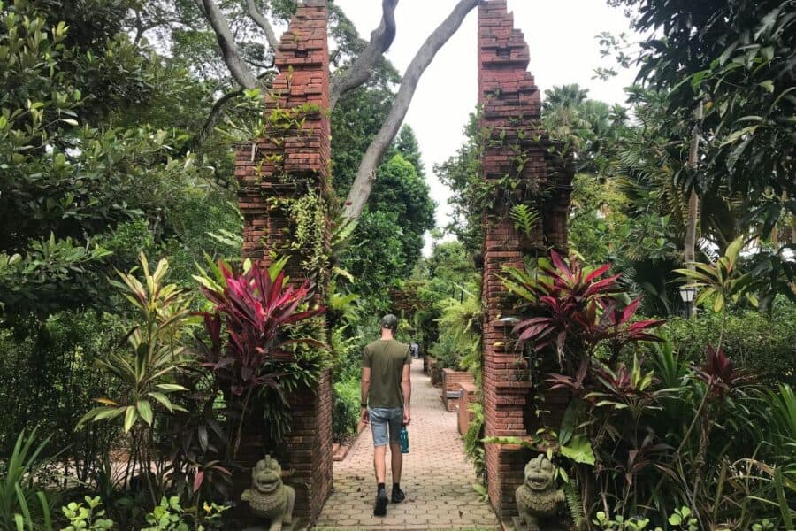 The Spring Gardens at Fort Canning. This park is pretty cool and has some interesting areas to explore, all for free!