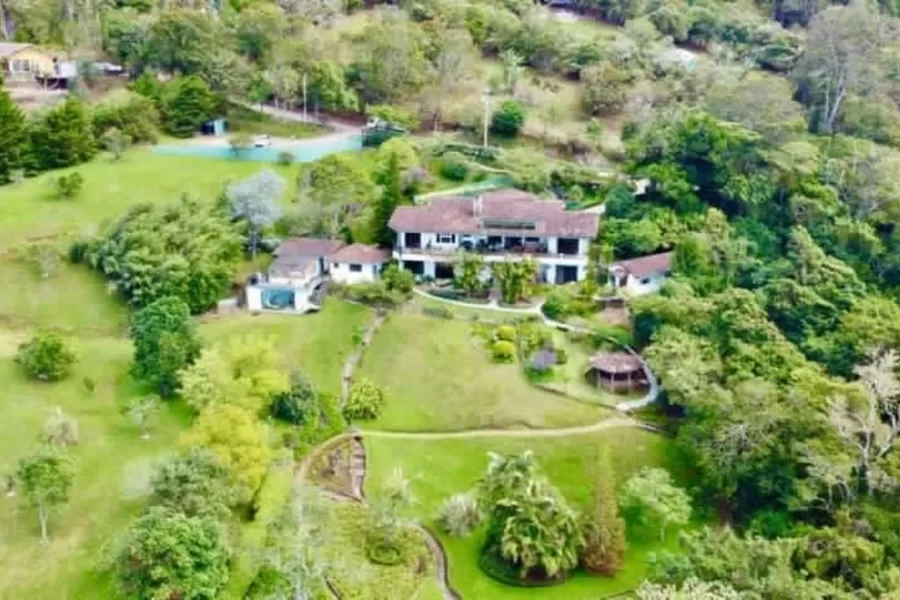 Aerial photo of Casa Vista Volcan.