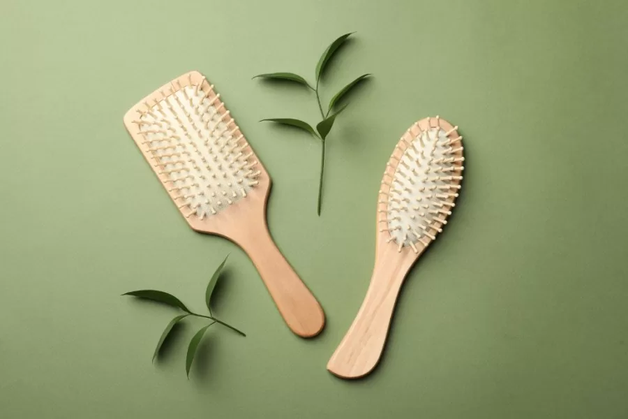 Bamboo hairbrushes