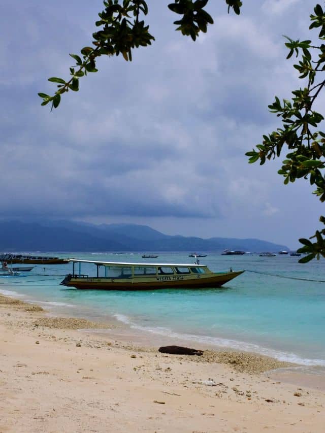 Local boat in Gili Meno, Lombok