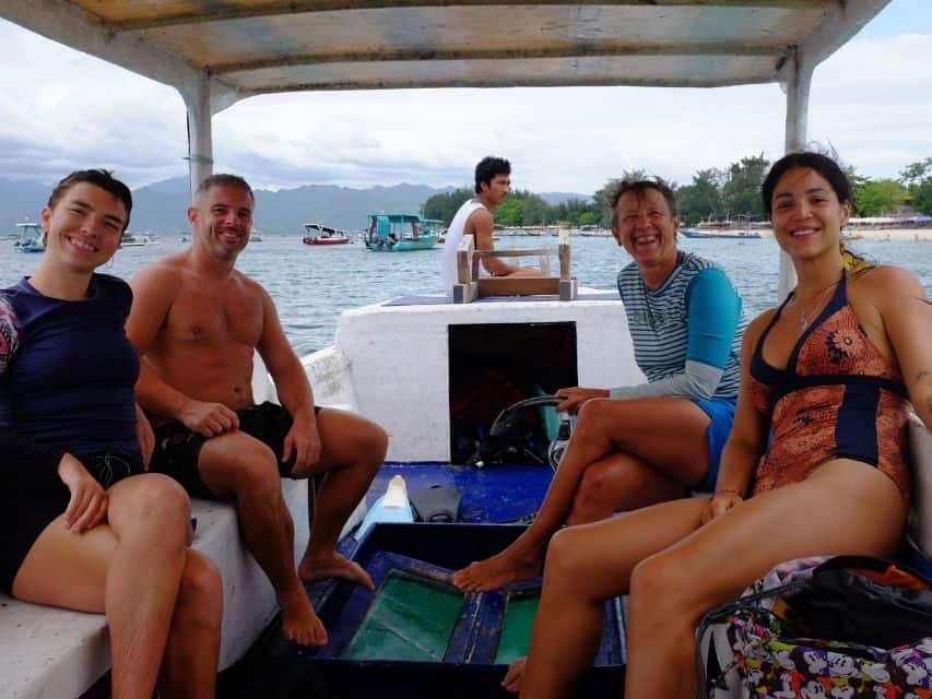 Snorkelling trip with friends in Gili Meno, Lombok