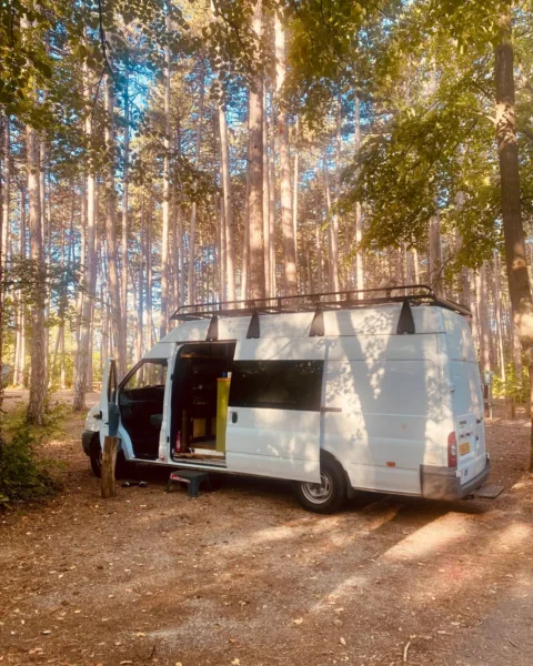 Jack and Abi's van/home, BB