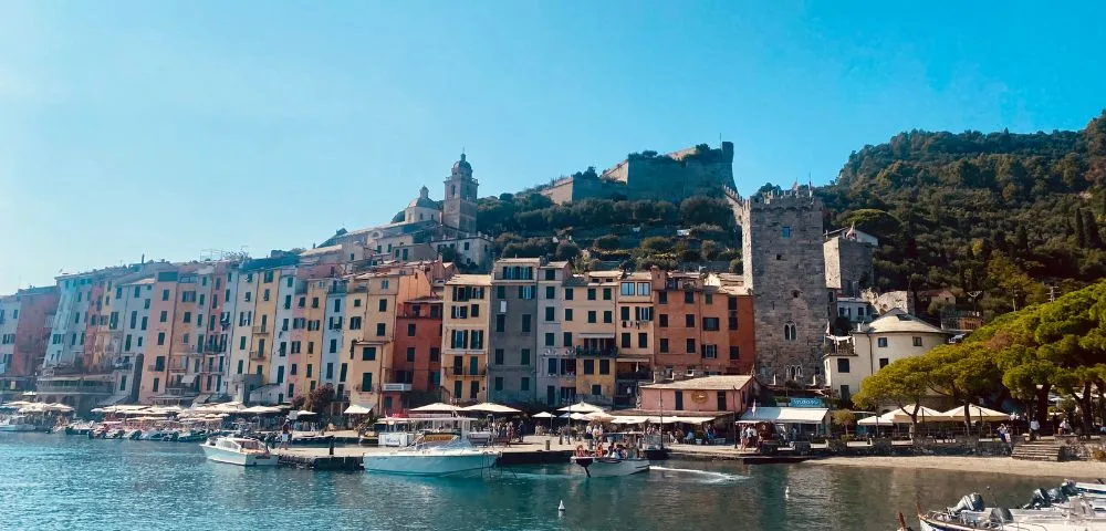 Colourful houses adorn the shores of Liguria, Italy's serene riviera 