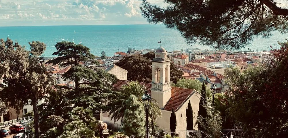 The rooftops of Sanrema, an alomst forgotton city on the Italian Riviera.