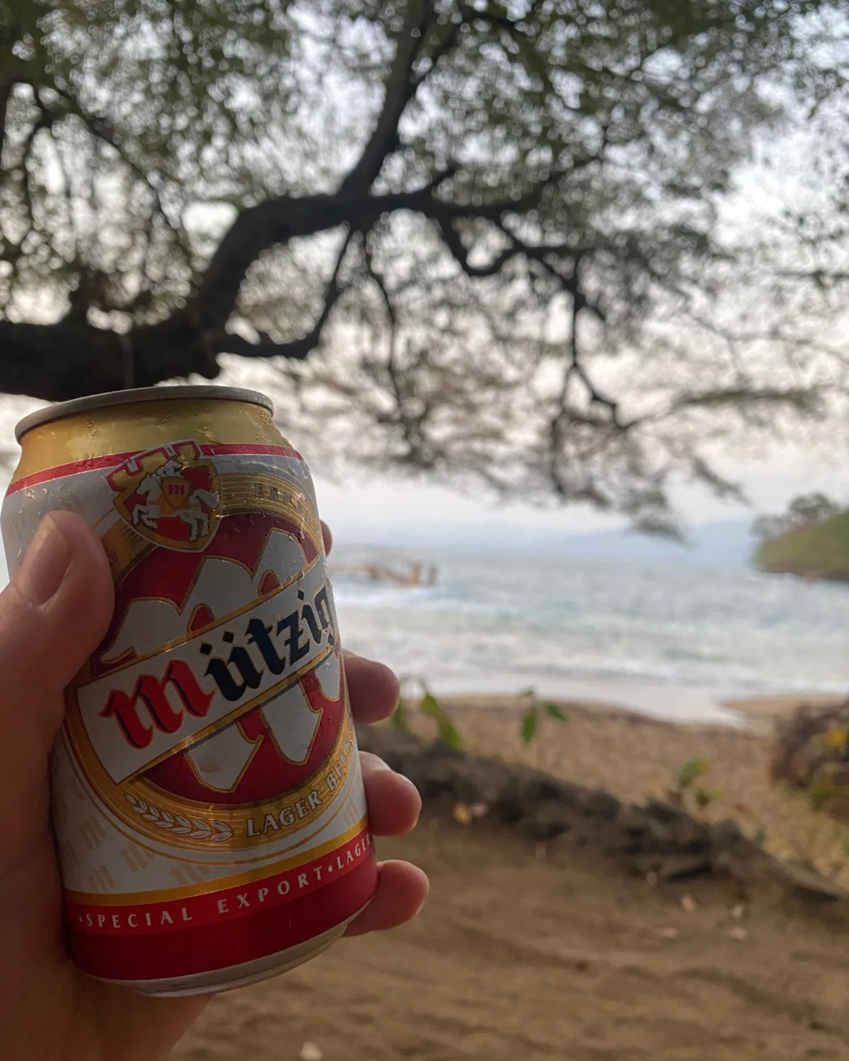 A beer on the beach in Sierra Leone’s Banana Islands 
