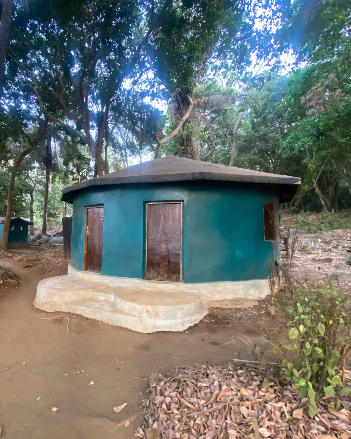 A beach bungalow in Sierra Leone 