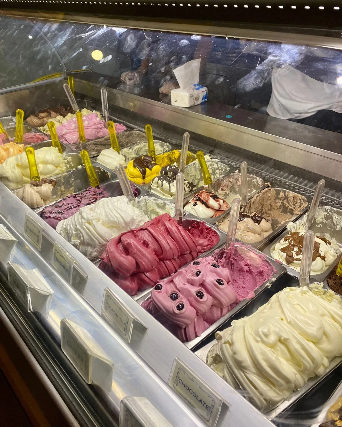 Enjoying a selection of ice creams at Gigibonta is one of the best things to do in Sierra Leone