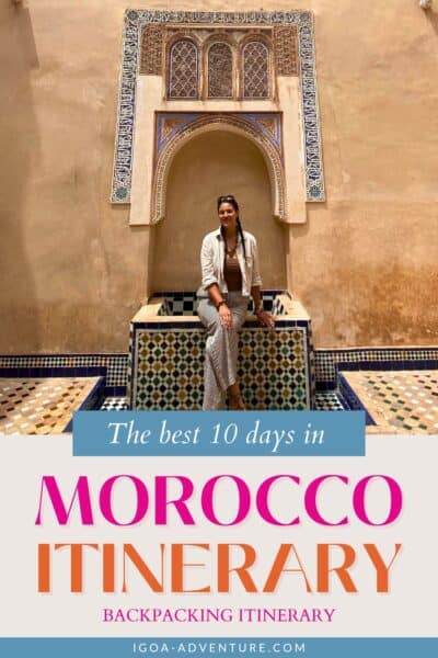 10 Day Morocco Itinerary Pin 1