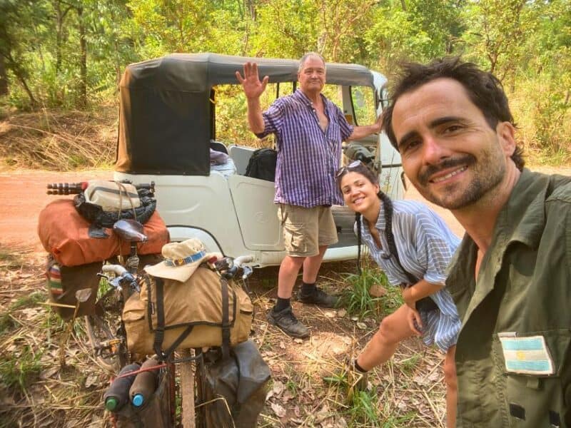 Abi, Steve, Juan; overlanding West Africa