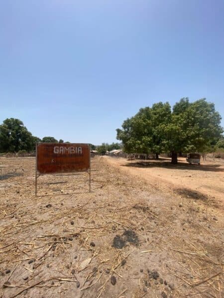 The Gambia border