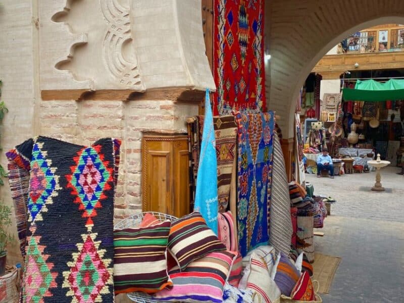 10 day Morocco itinerary featuring the souks of Marrakech.