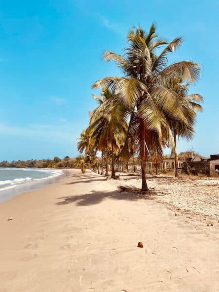 The Gambia; beach
