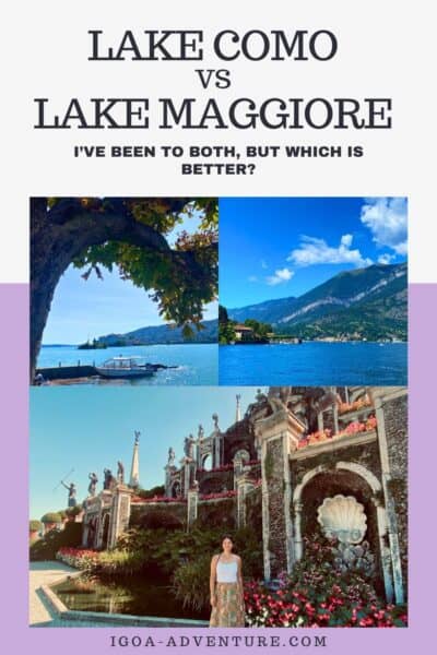 Lake Como or Lake Maggiore Pin 2
