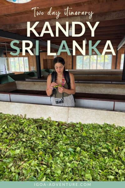 2 day Kandy itinerary Pin 1