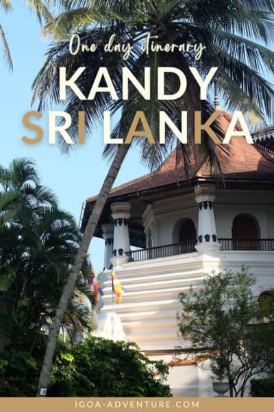 Kandy one day itinerary Pin 1