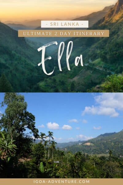 Ella 2 day itinerary Pin 2
