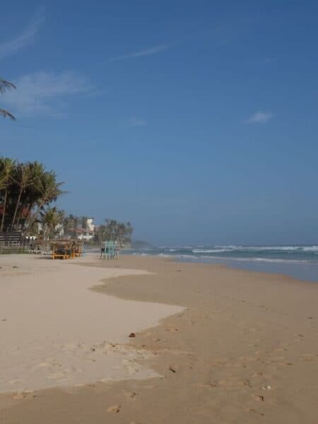 Wide sandy Kabalana Beach stop on a 4 days in Ahangama itinerary