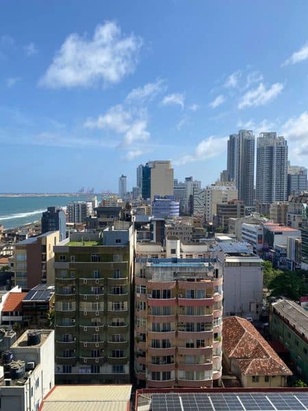 The view of Colomob City from Marino Beach Hotel rooftop